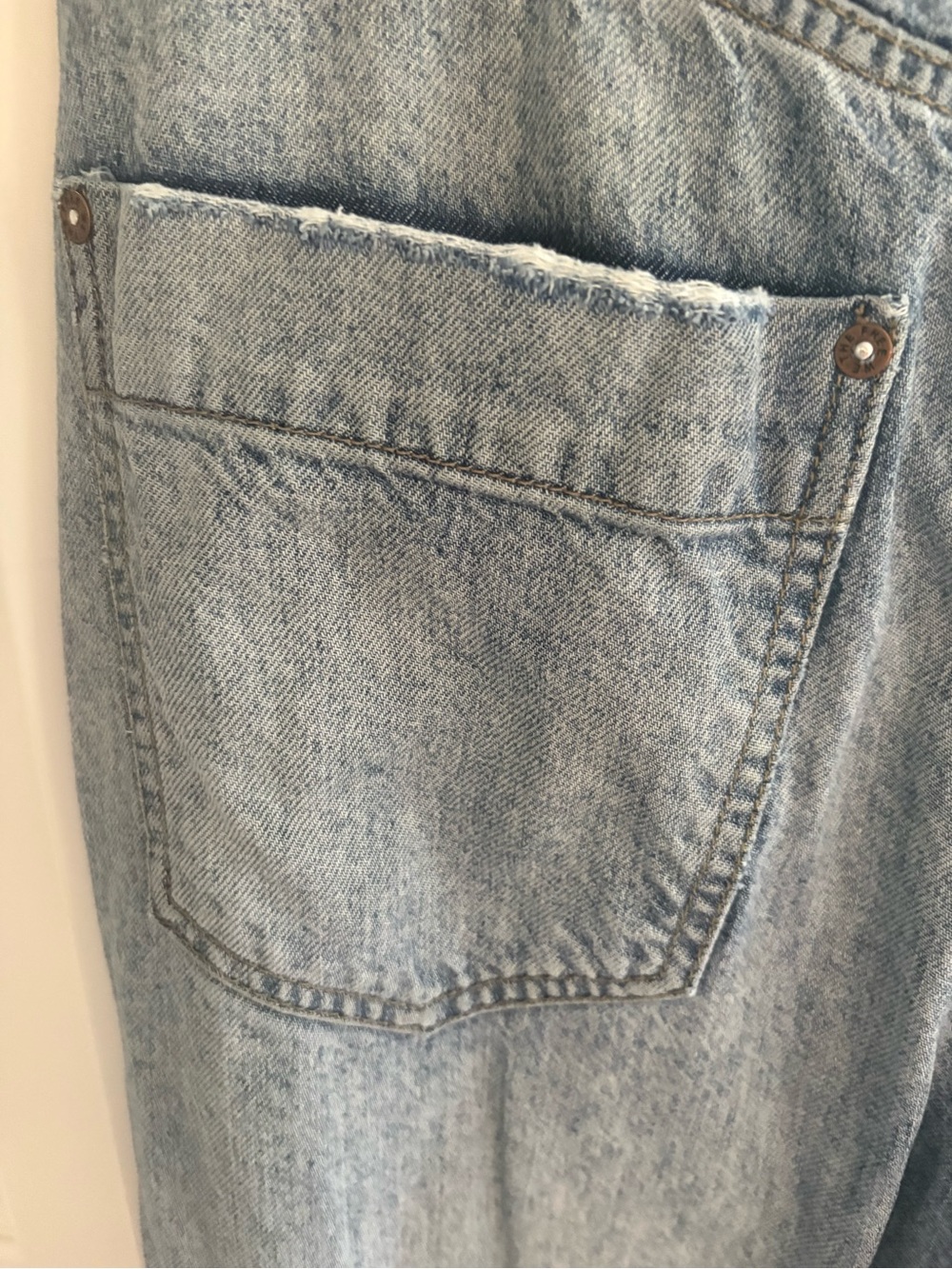 We the Free Old West Slouchy Jeans in Light Blue - Picture 6 of 9